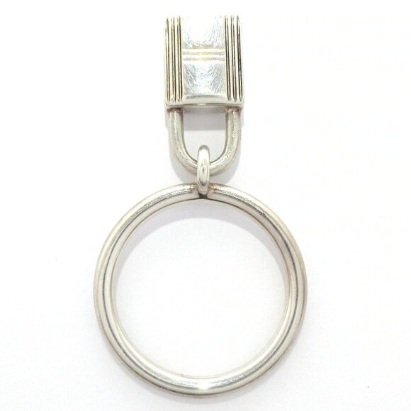 Auth HERMES Amulet Cadenas - Silver 2********* Ring - Picture 5 of 6